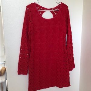 FREE PEOPLE RED DRESS
